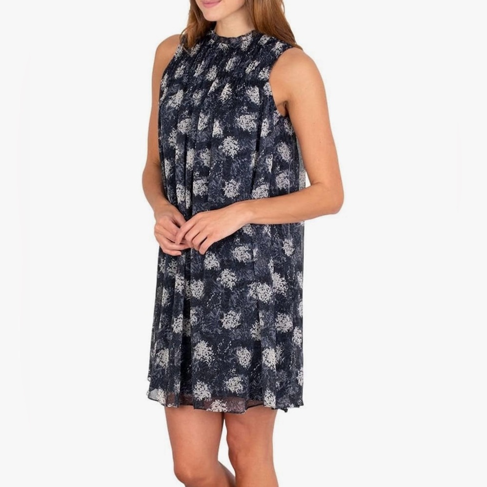 Joie Women’s Sleeveless Floral Dress Blue Size Medium